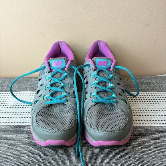 Nike Womens Dual Fusion Run 2 599564-002 Gray Running Shoes Sneakers Size 9.5 - Picture 2 of 8